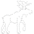 Elch aus Ascii-Zeichen