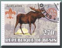 Benin-Briefmarke