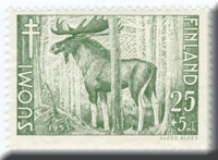 Finnland-Briefmarke