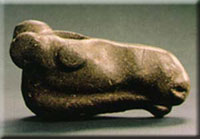 Elchkopf Skulptur